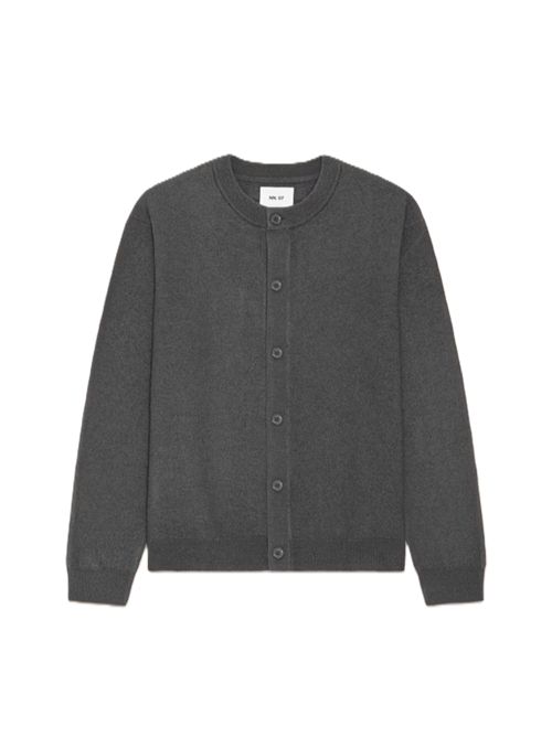 Jasper - Boiled wool cardigan NN.07 | 263000108860062928 CHARCOAL MIST